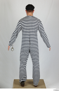  Photos man in prisoner suit 2 20th century Prisoner suit a poses historical clothing whole body 0005.jpg